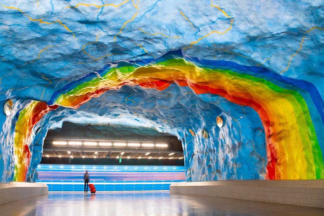 Stockholm underground subway