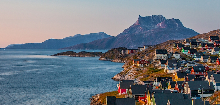View of Nuuk is Greenland