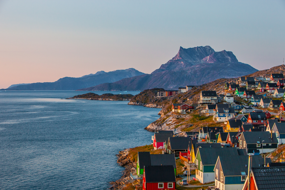 View of Nuuk in Greenland